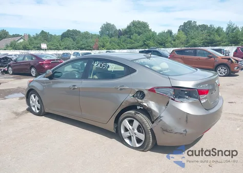 2013 Hyundai Elantra Gls z USA, uszkodzony, nr VIN 5NPDH4AE8DH367622